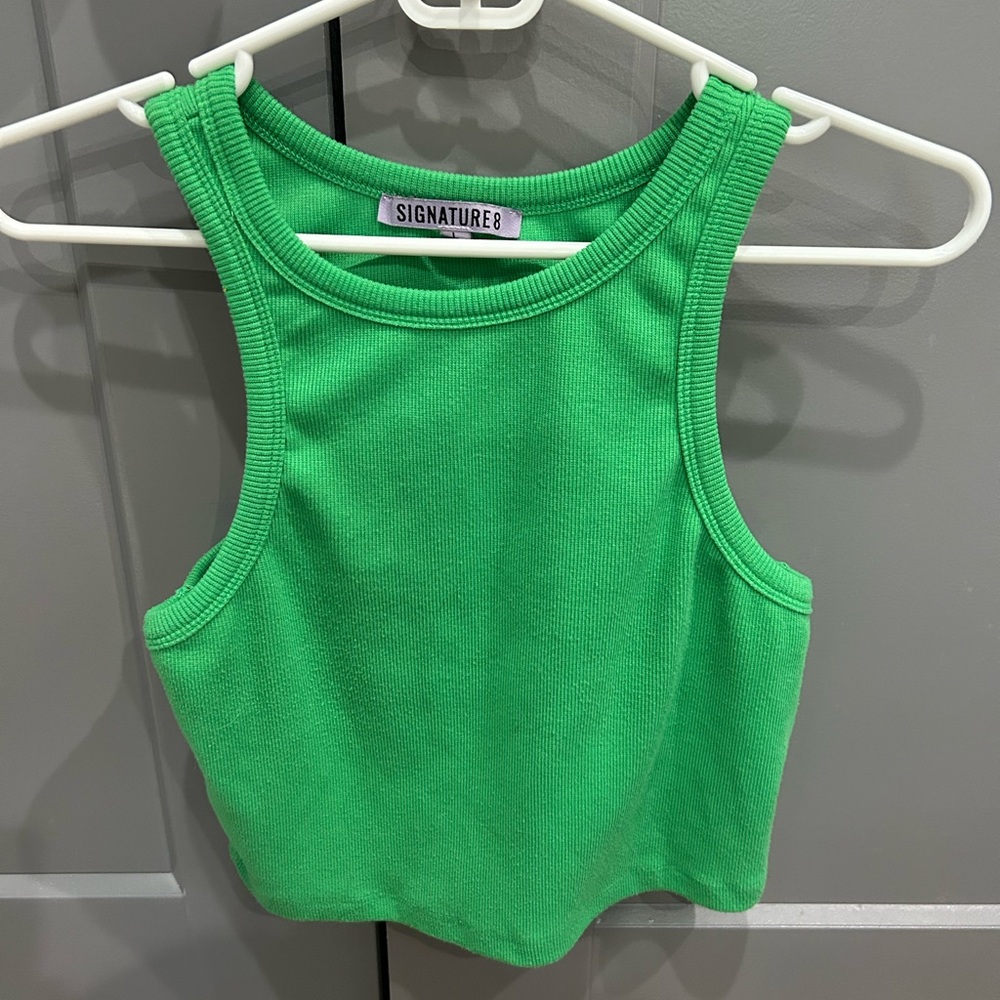 Signature8 Vibrant Green Kids Tank Top